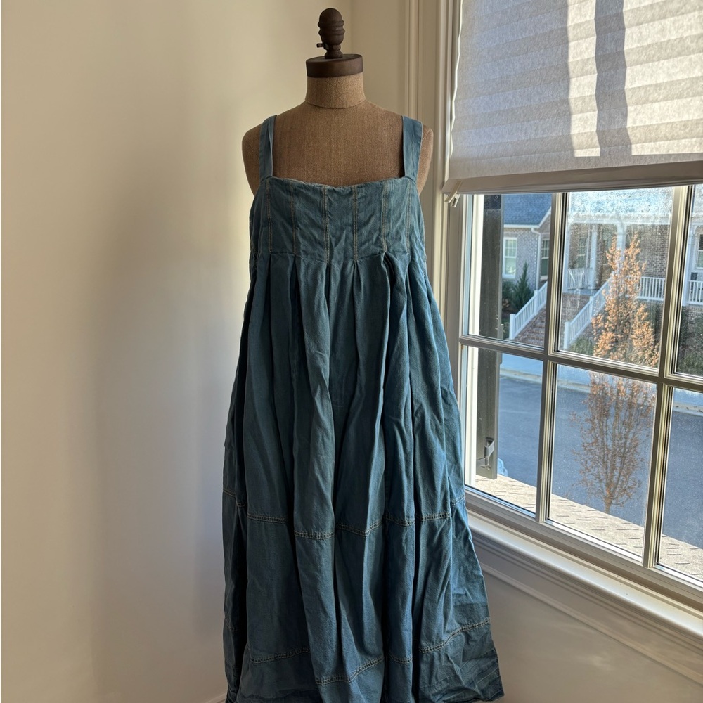 Free People Blue Maxi Dress